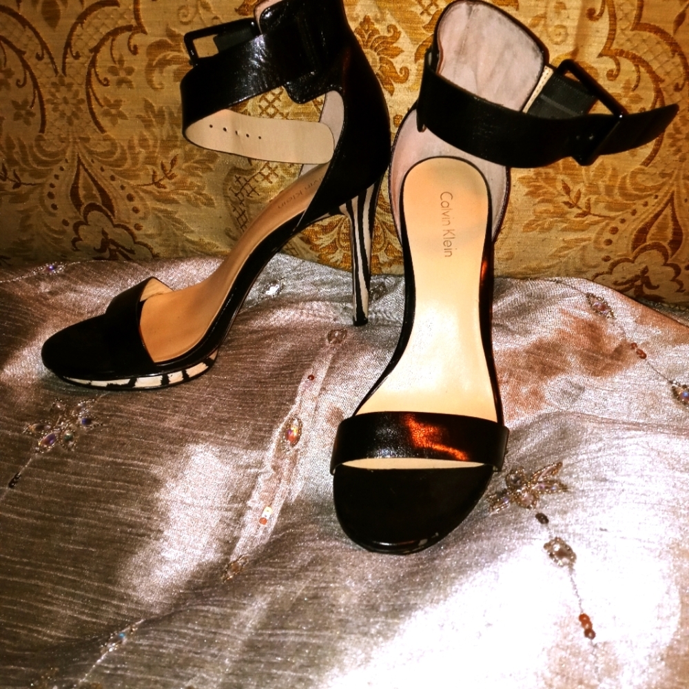 Calvin Klein black heels